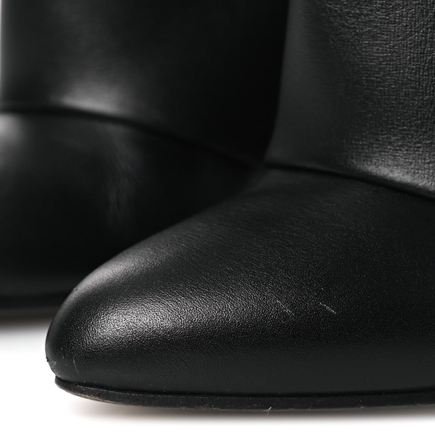 Calfskin Shark Lock Pant Boots 37 Black