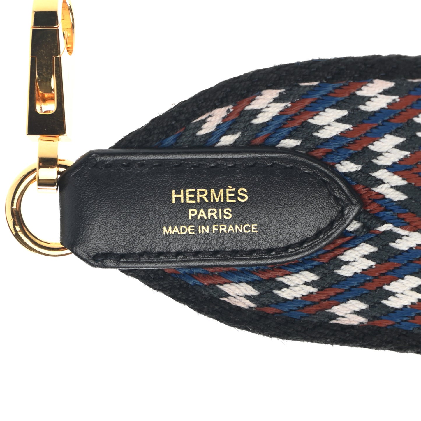 Toile Swift 50mm Sangle ZigZag Shoulder Strap Black White Deep Blue