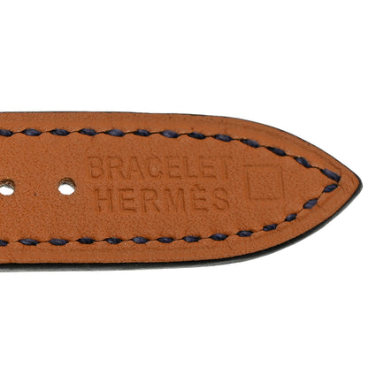 Hermes Shiny Alligator Heure H Hour Watch Strap Bleu Roi 5 of 6