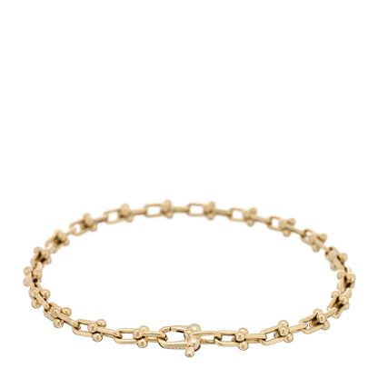 Tiffany 18K Yellow Gold Micro HardWear Link Bracelet 2 of 3