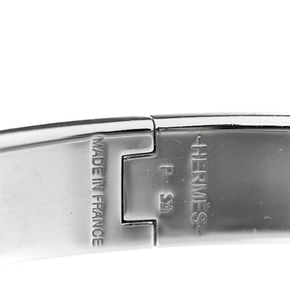 Hermes Enamel Narrow Clic Clac H Bracelet PM Black 4 of 4
