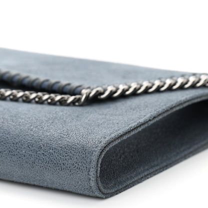 Stella McCartney Shaggy Deer Mini Falabella Shoulder Bag Duck Blue 9 of 9