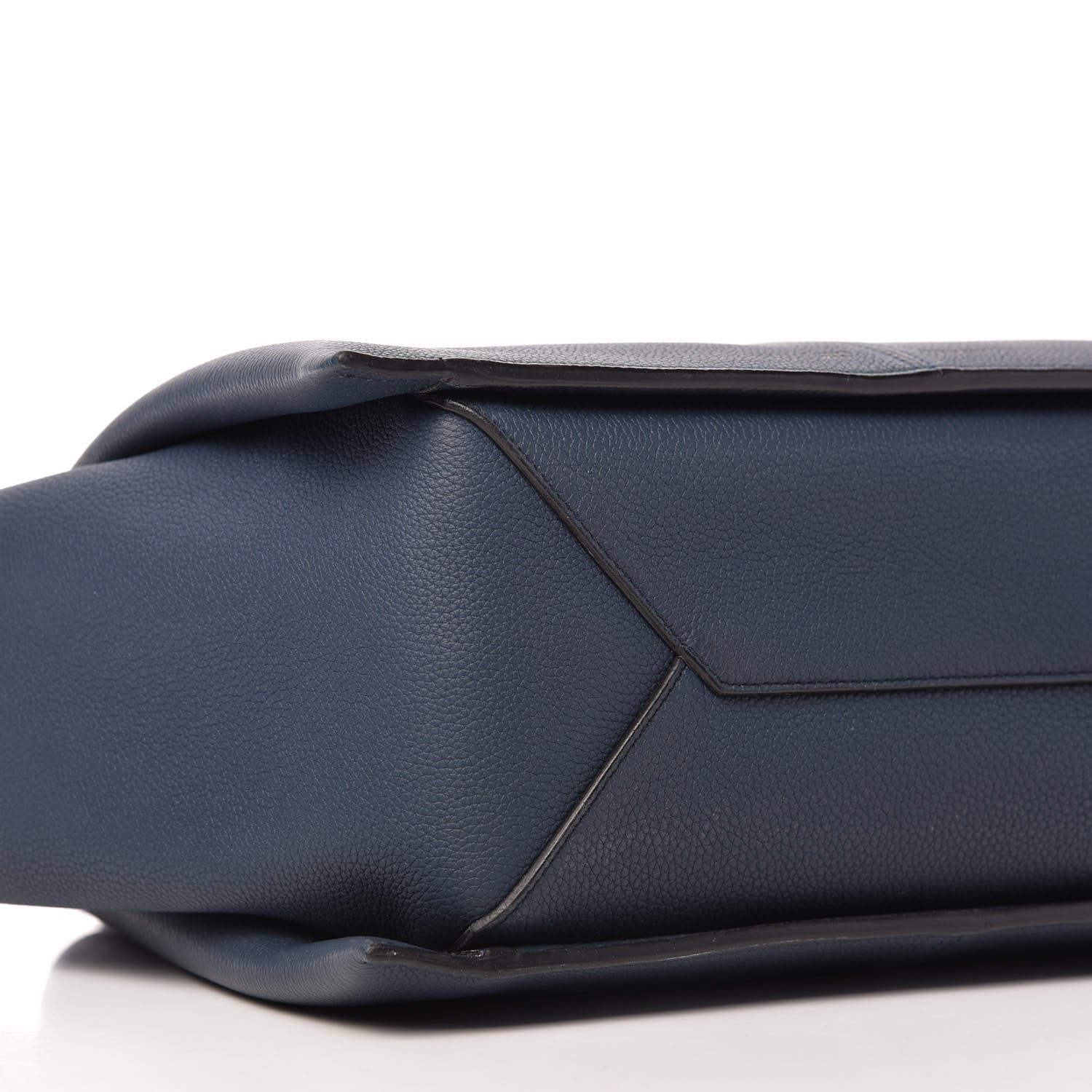 Celine Baby Grained Calfskin Small Tri-Fold Bag Steel Blue 6 of 9