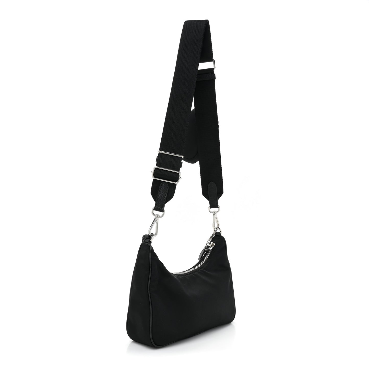 Nylon Re-Edition 2005 Shoulder Bag Black