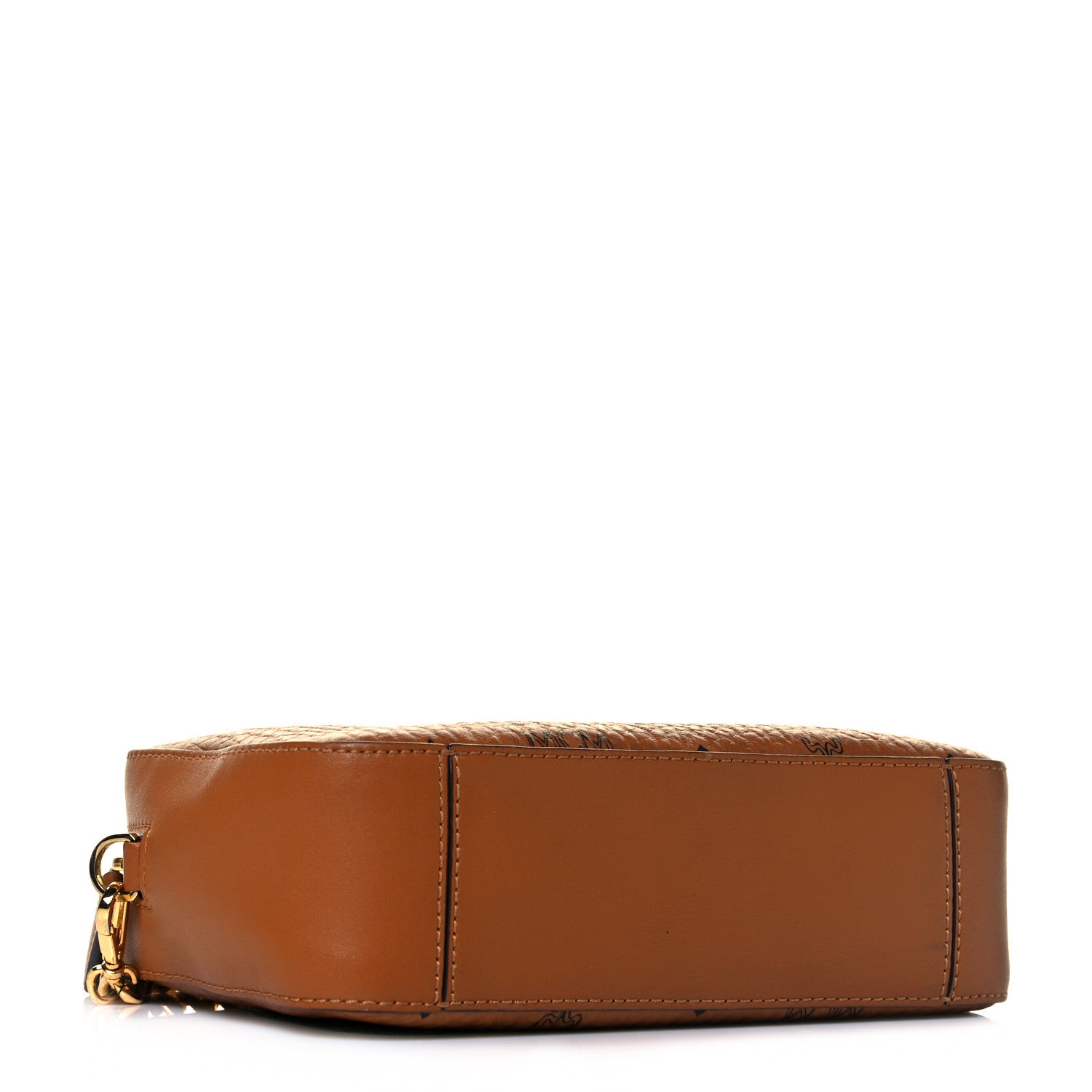 MCM Visetos Camera Crossbody Bag Cognac 3 of 9