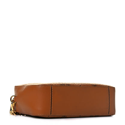 MCM Visetos Camera Crossbody Bag Cognac 3 of 9