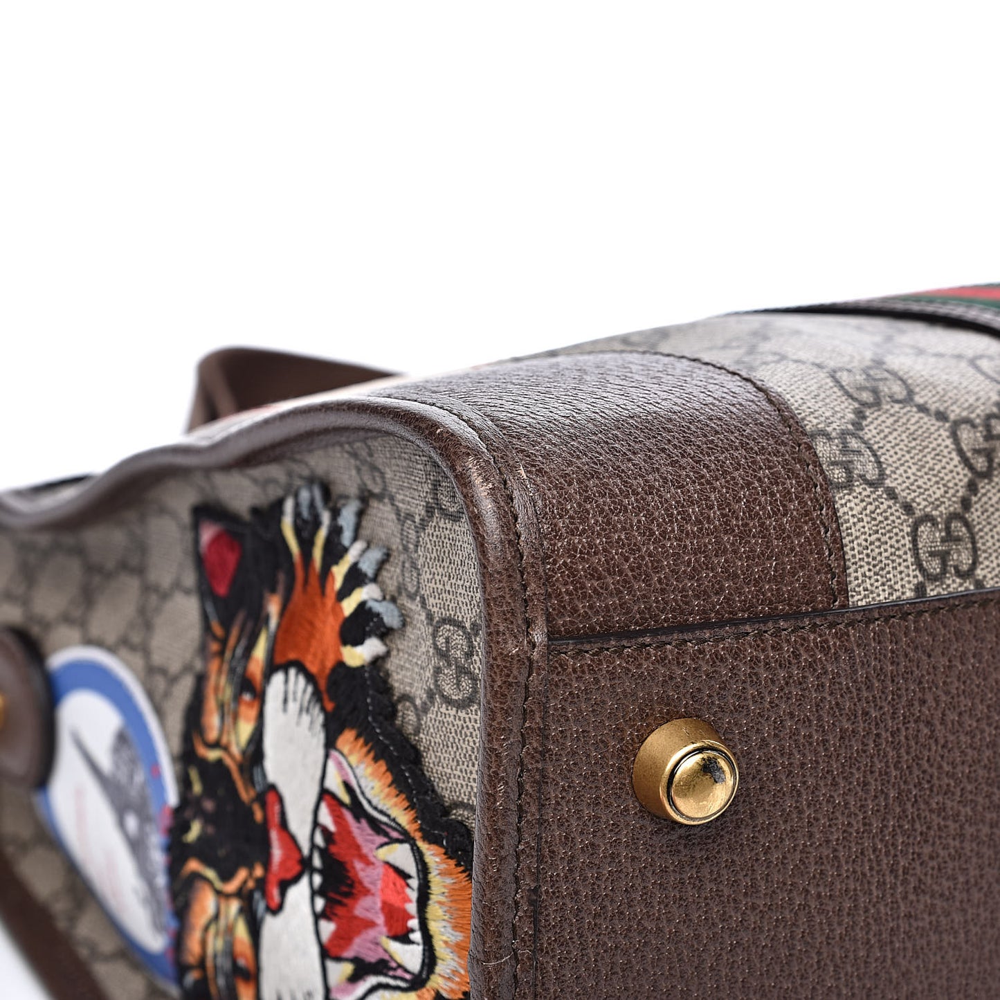 Soft GG Supreme Monogram Courrier Medium Duffle Bag Beige New Acero Multicolor
