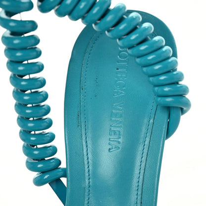 Bottega Veneta Rubber Wire Nappa Stretch 90mm Sandals 38 Turquoise 13 of 13
