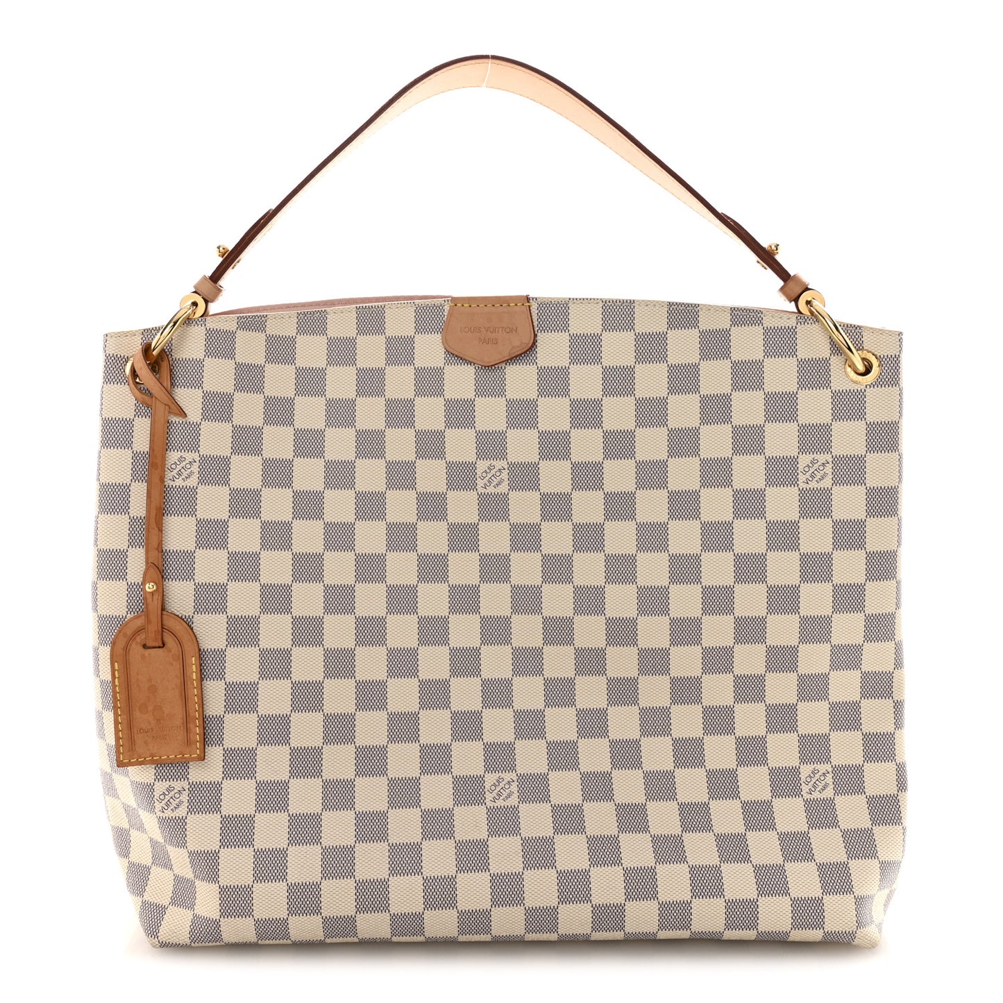 Damier Azur Graceful MM Rose Ballerine