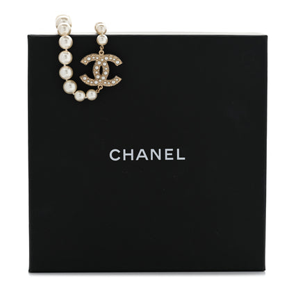 Chanel Pearl CC 100th Anniversary Necklace Light Gold 7 of 7
