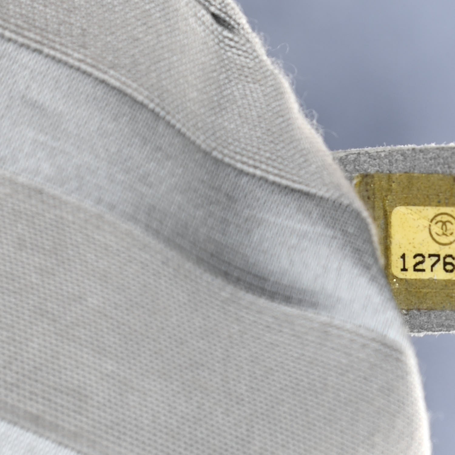 Chanel Denim Small CC Discus Tote Blue 7 of 10