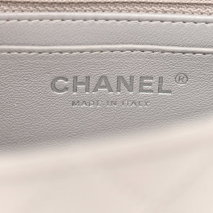 Chanel Lambskin Quilted Mini Rectangular Flap Grey 6 of 11