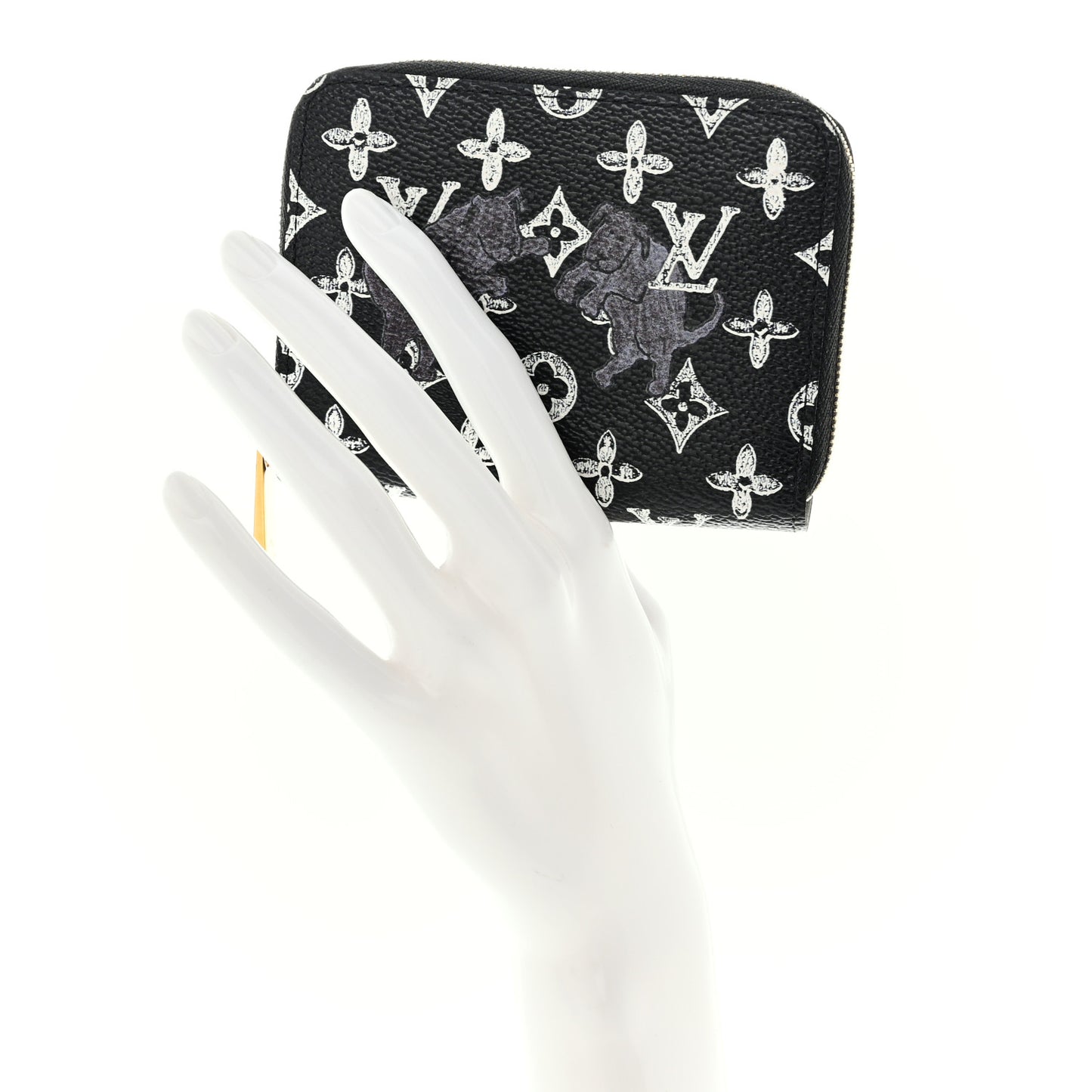 Catogram Zippy Coin Purse Black