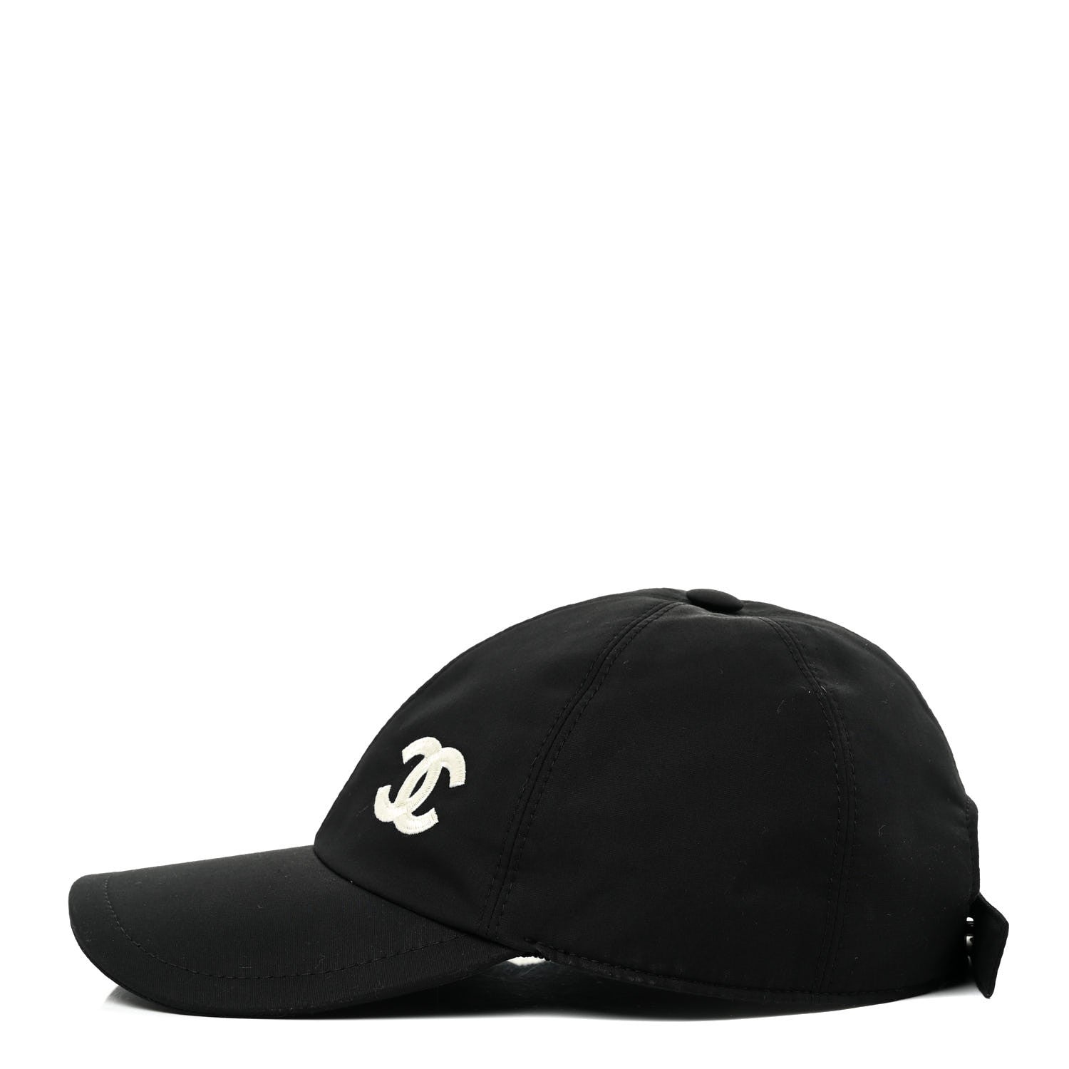 Chanel Cotton CC Cap Hat Black 3 of 10