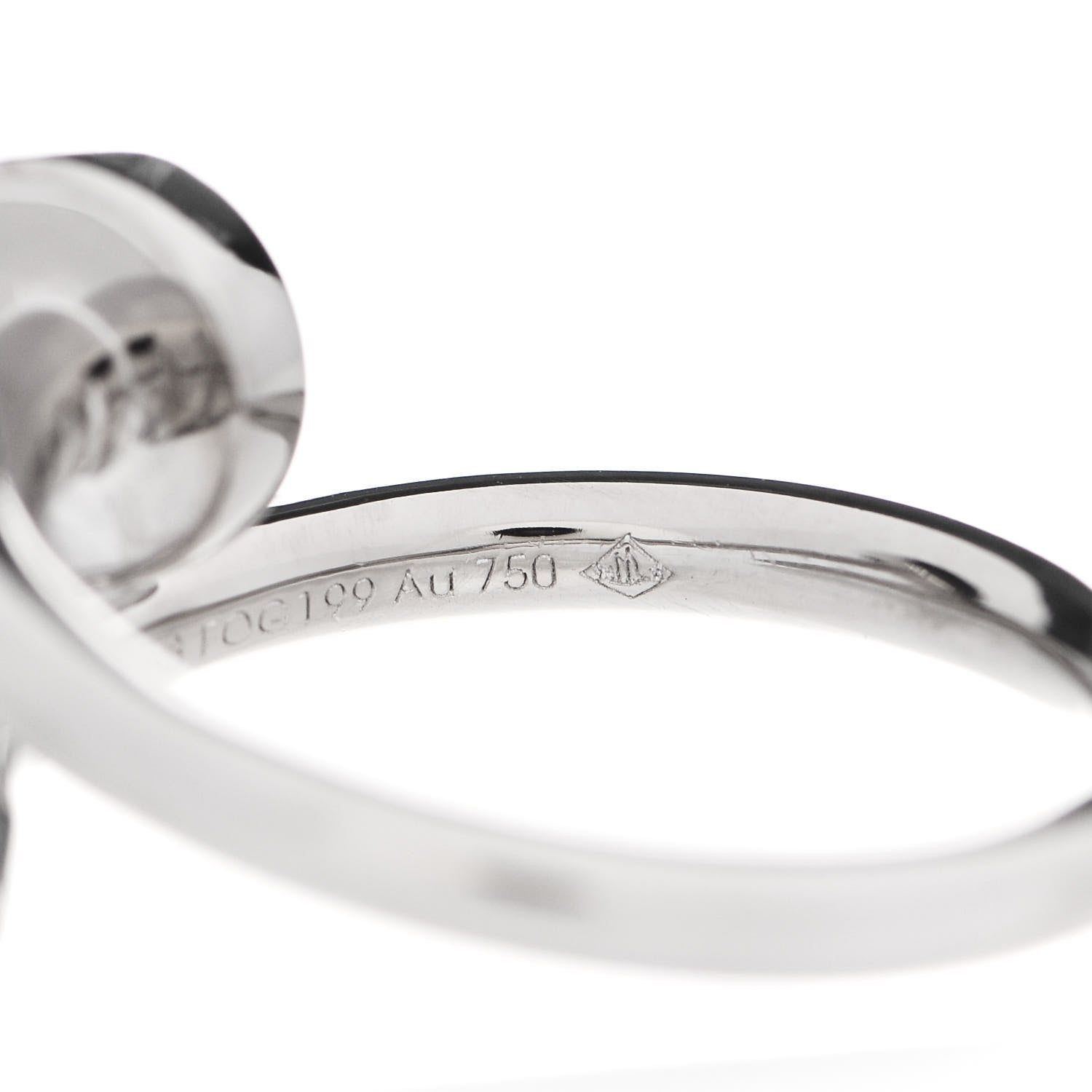 Cartier 18K White Gold Juste Un Clou Ring 53 6.5 6 of 7