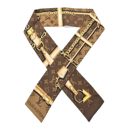 Louis Vuitton Silk Monogram Confidential Bandeau Brown 1 of 6