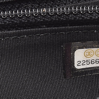 Chanel Caviar Quilted Small Boy Zip Around Wallet Black 8 of 9