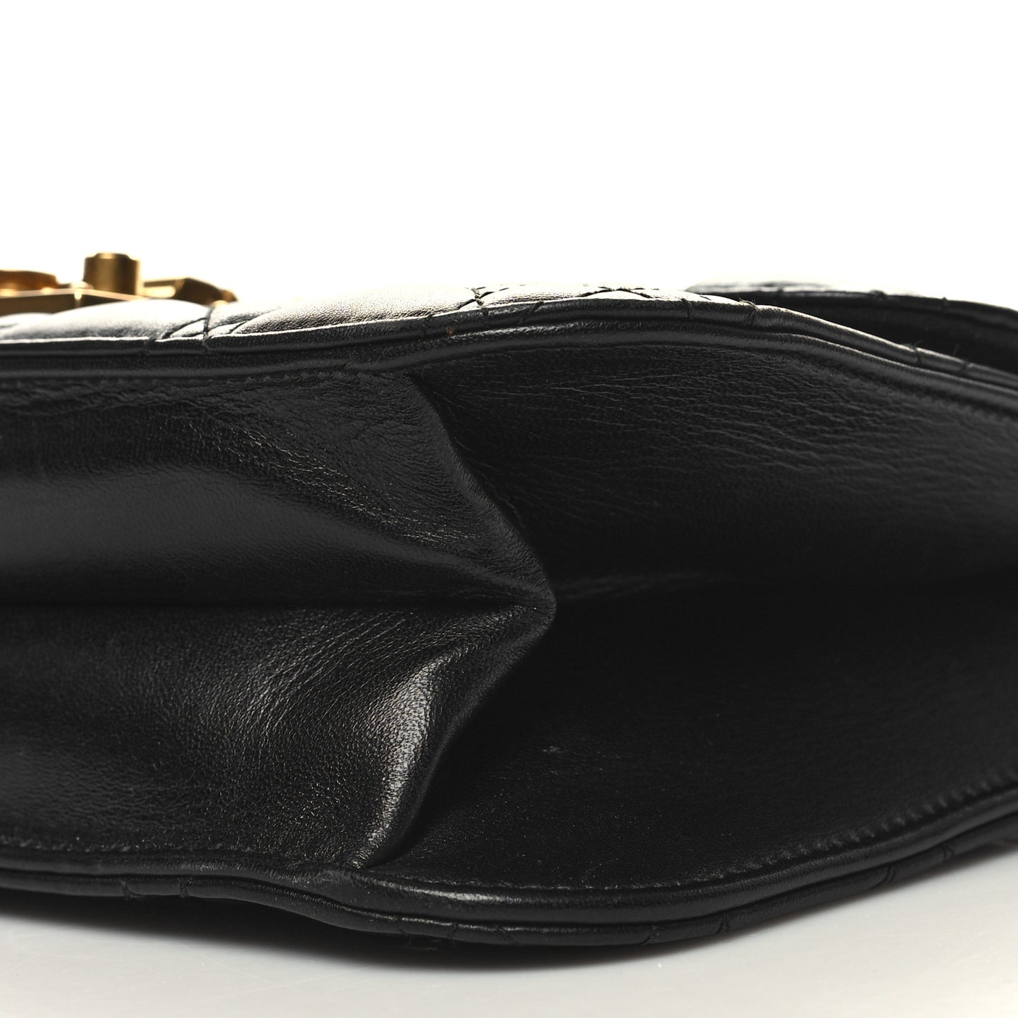 Lambskin Cannage Large Dioraddict Flap Bag Black