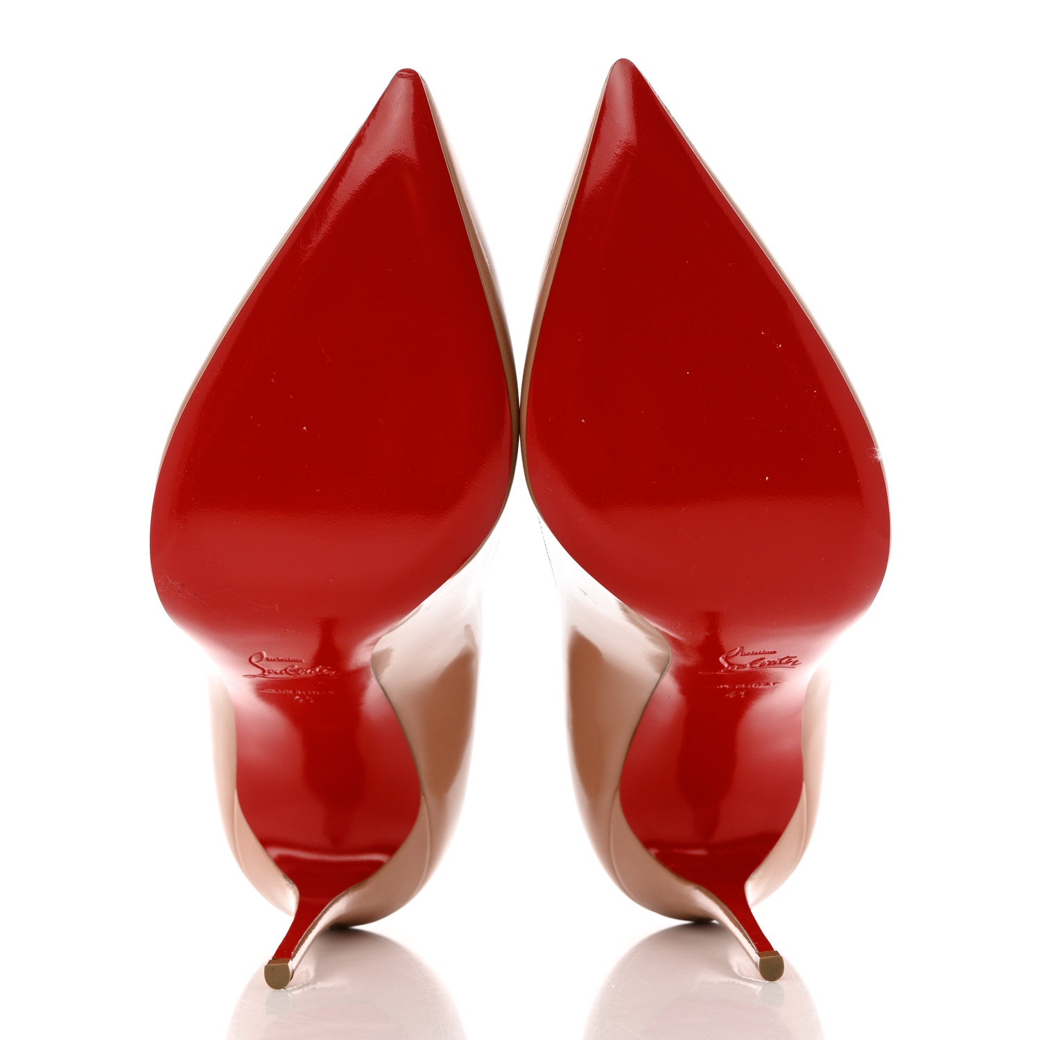 Christian Louboutin Patent So Kate 120 Pumps 41 Nude 5 of 7
