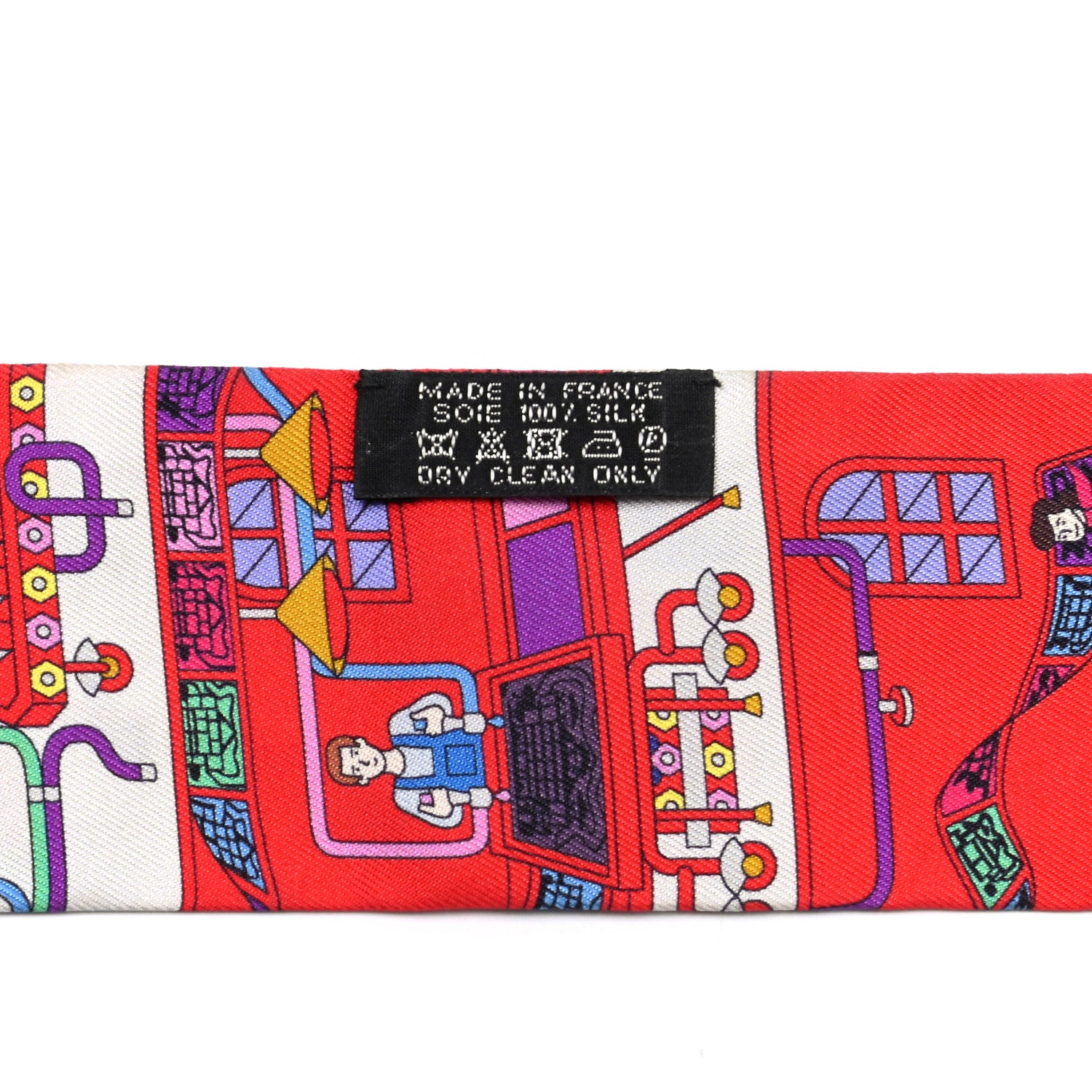 Hermes Silk La Maison des Carres Twilly 3 of 4