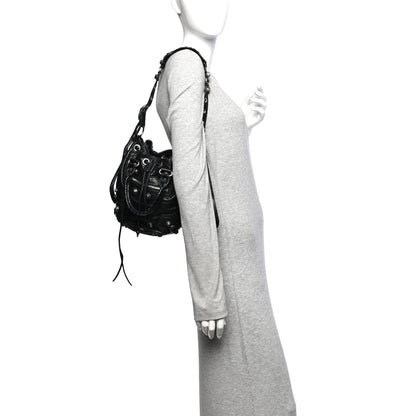 Balenciaga Agneau Arena Small Le Cagole Bucket Bag  Black 2 of 10