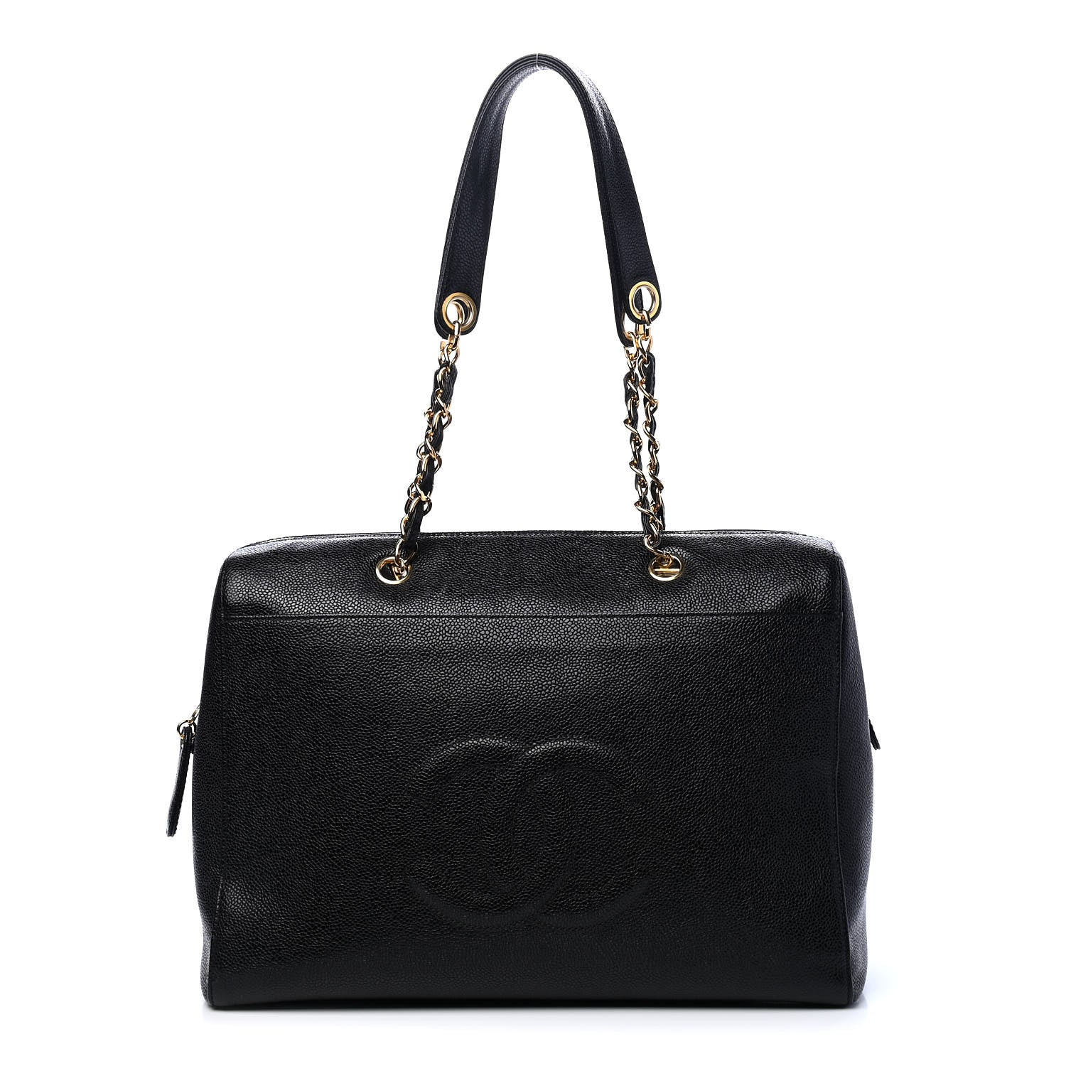 Chanel Caviar CC Timeless Tote Black 1 of 8
