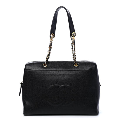 Chanel Caviar CC Timeless Tote Black 1 of 8