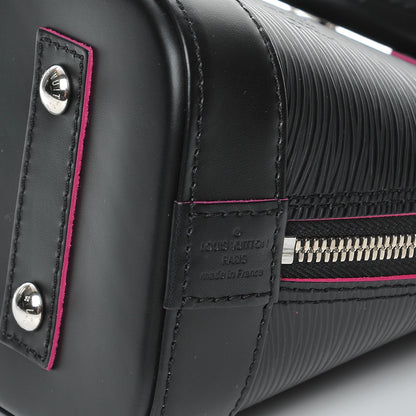 Louis Vuitton Epi Alma BB Black Hot Pink 7 of 7