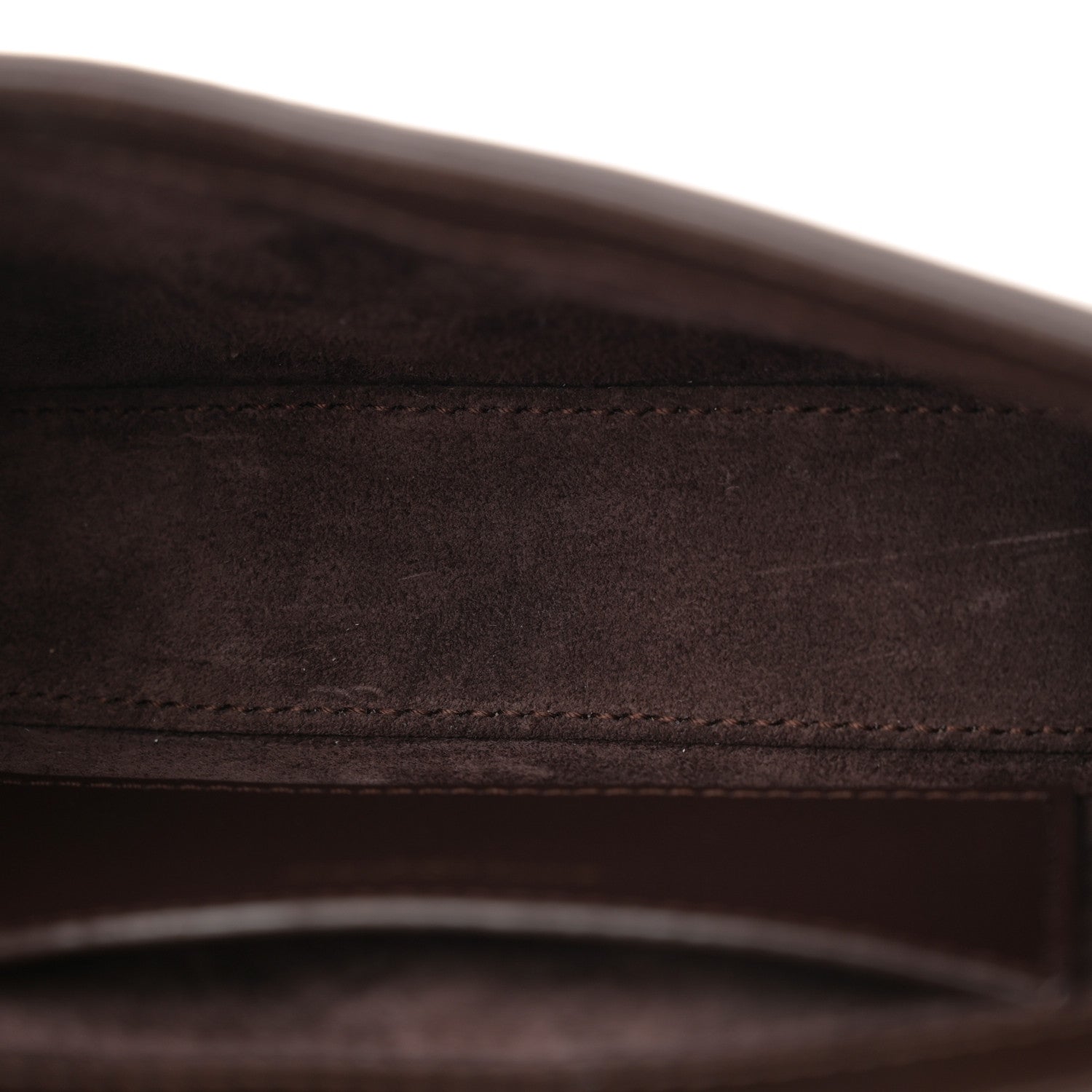 Saint Laurent Patent Calfskin Le 5 A 7 Mini Hobo Spicy Chocolate 5 of 13
