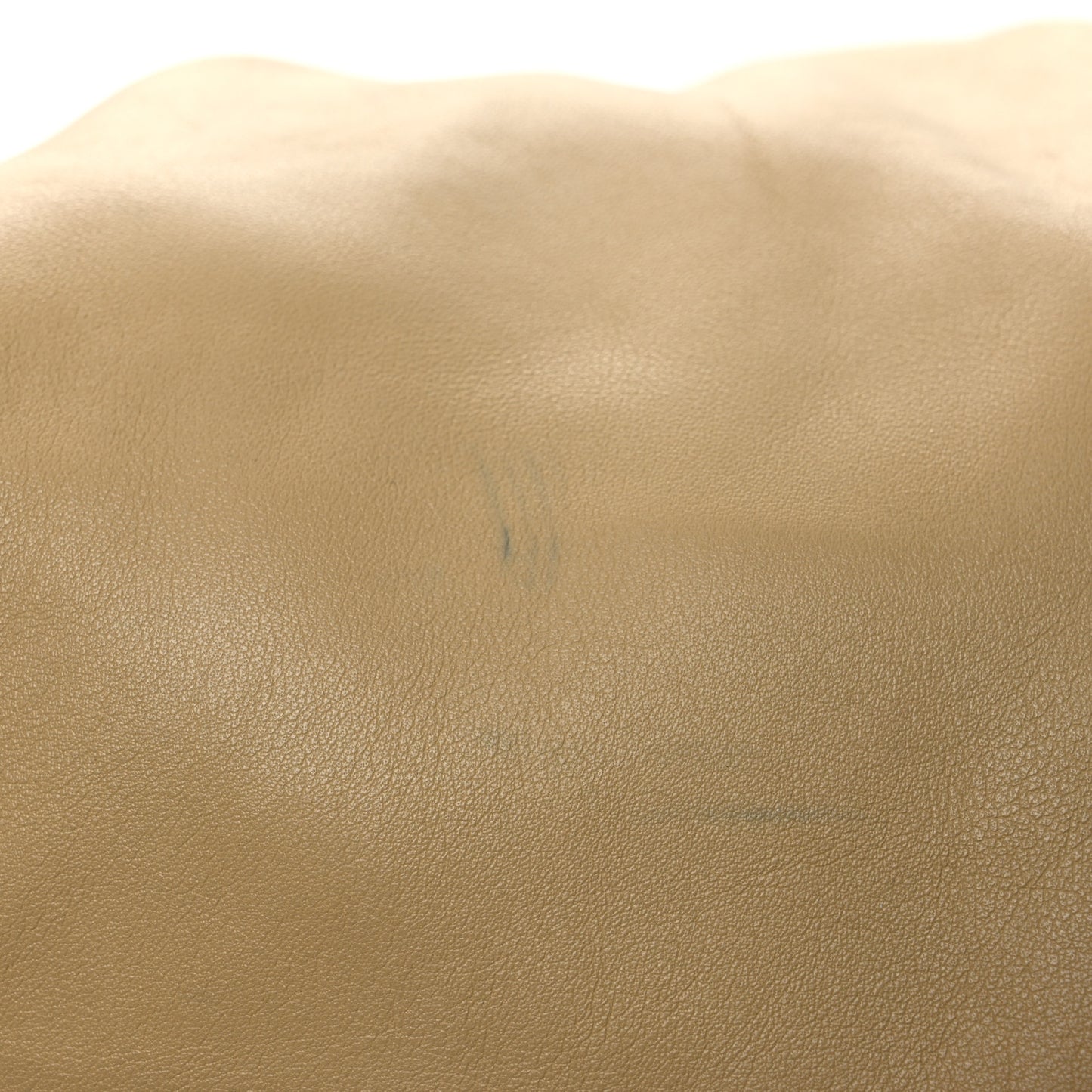 Smooth Butter Calf The Pouch Oversized Clutch Tapioca