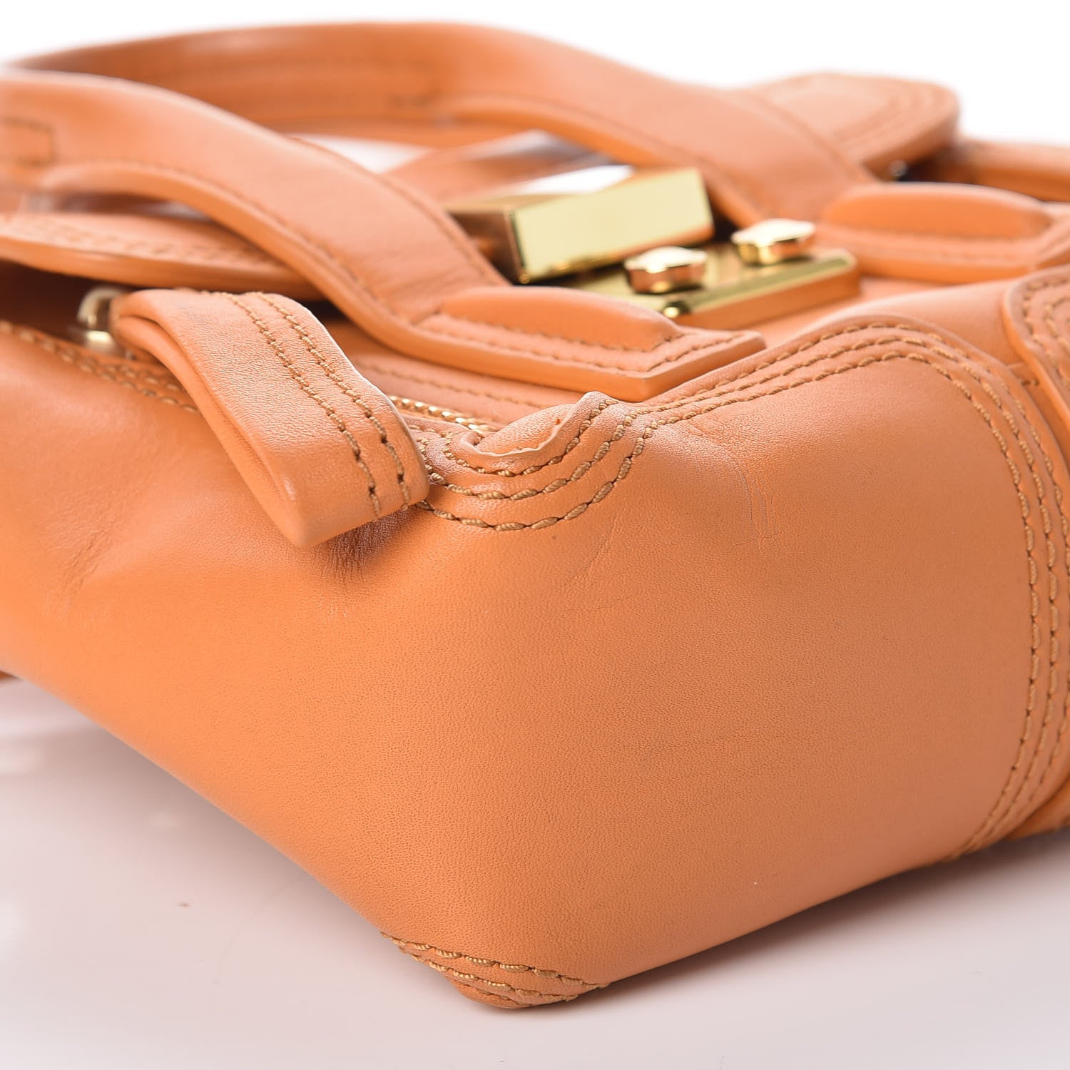 3.1 Phillip Lim 3.1 Smooth Calfskin Nano Pashli Satchel Saffron 8 of 9