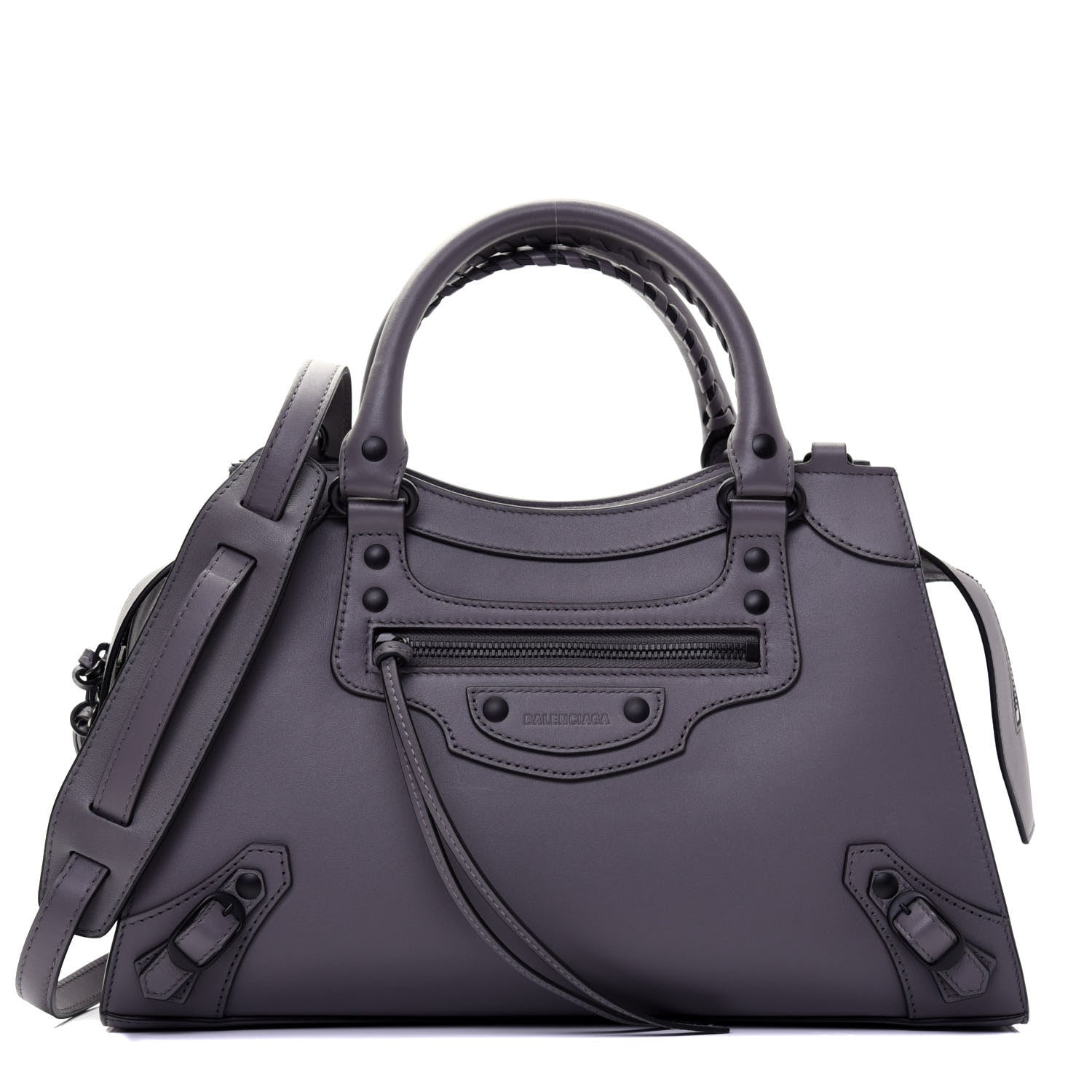Balenciaga Smooth Calfskin Neo Classic Black Hardware S City Dark Grey 1 of 10