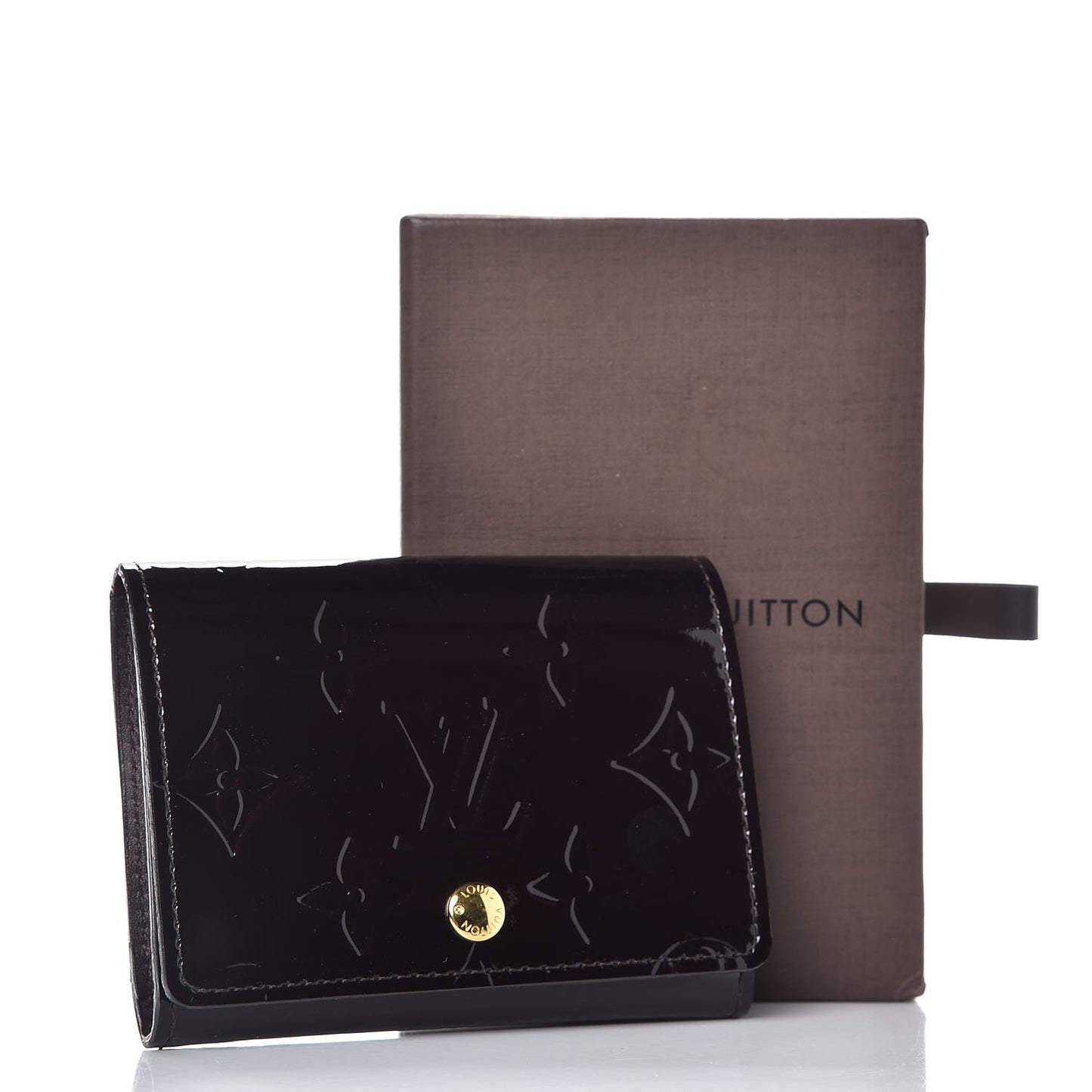 Vernis Business Card Holder Amarante