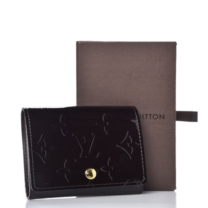 Louis Vuitton Vernis Business Card Holder Amarante 7 of 7