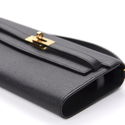 Hermes Epsom Kelly Wallet To Go Black 7 of 10