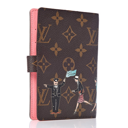 Louis Vuitton Monogram Illustre Small Ring Agenda Rose 3 of 6