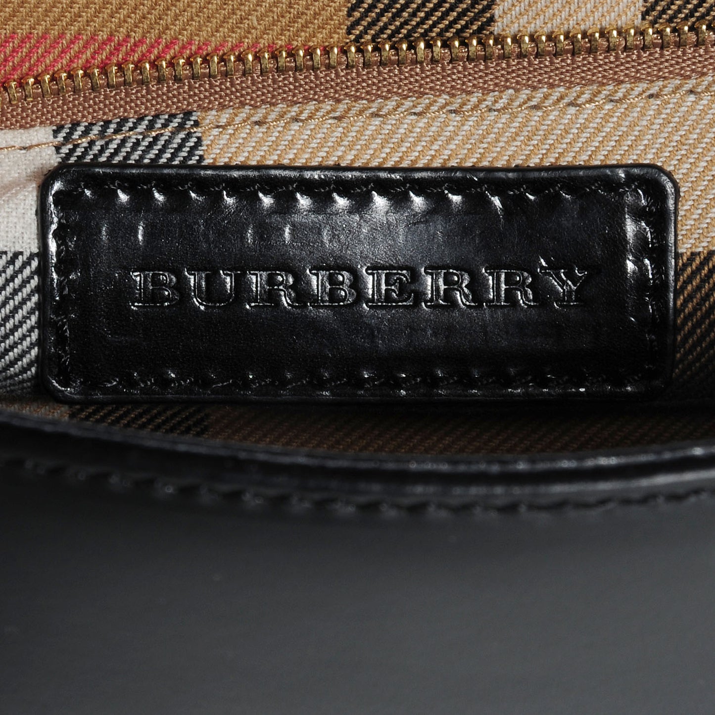 Polished Bridle Leather Small Abbott Crossbody Black