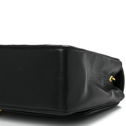 Chanel Lambskin Quilted Medium Single Flap Black 11 of 11
