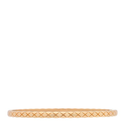 Chanel 18K Yellow Gold Mini Coco Crush Bangle Bracelet L 2 of 4
