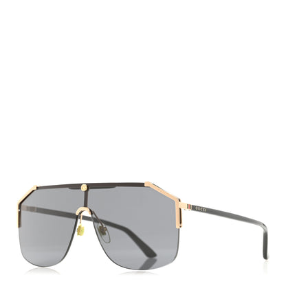 Gucci Metal Rimless Square Sunglasses GG0291S Black Gold 1 of 8