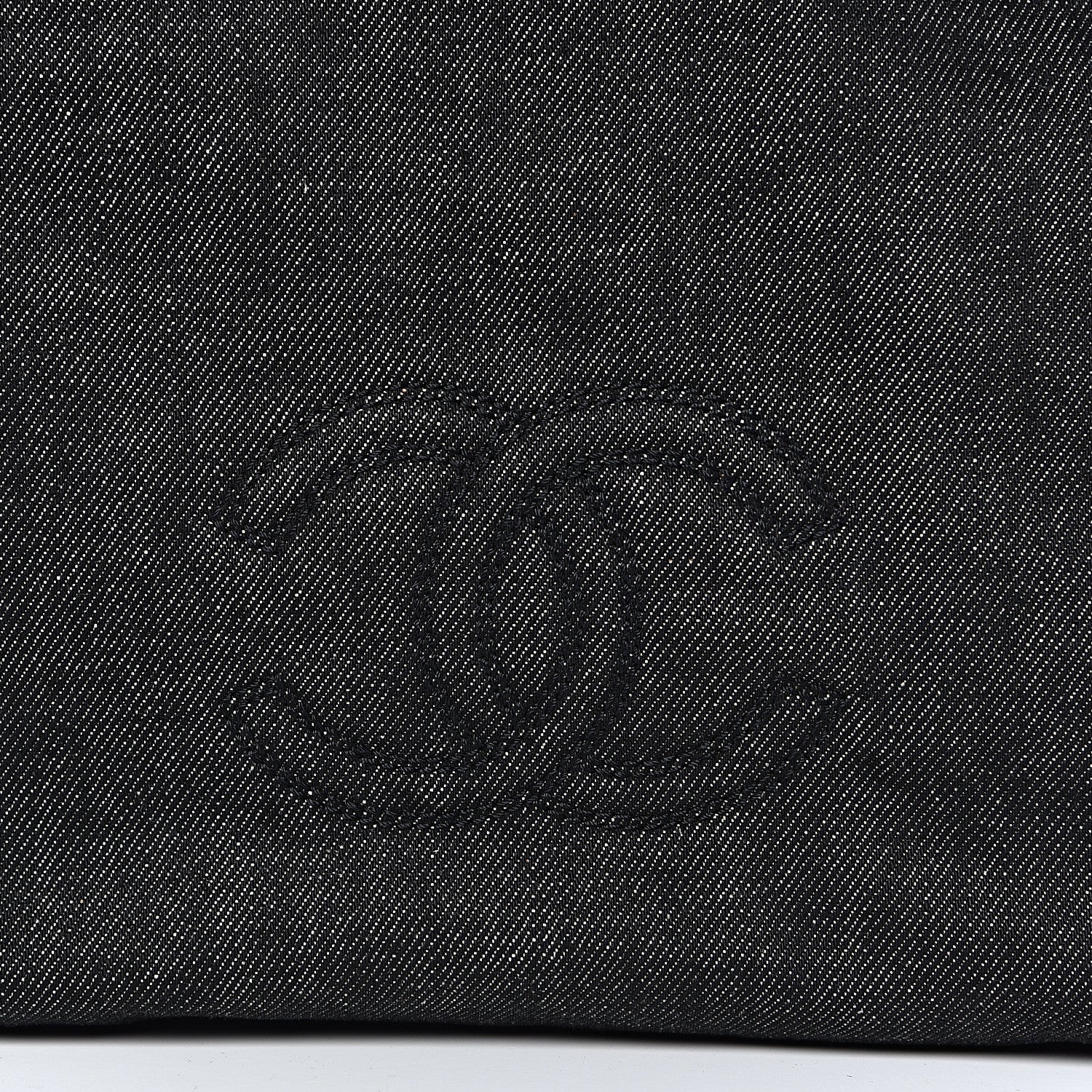 Chanel Denim Calfskin CC Tote 8 of 15