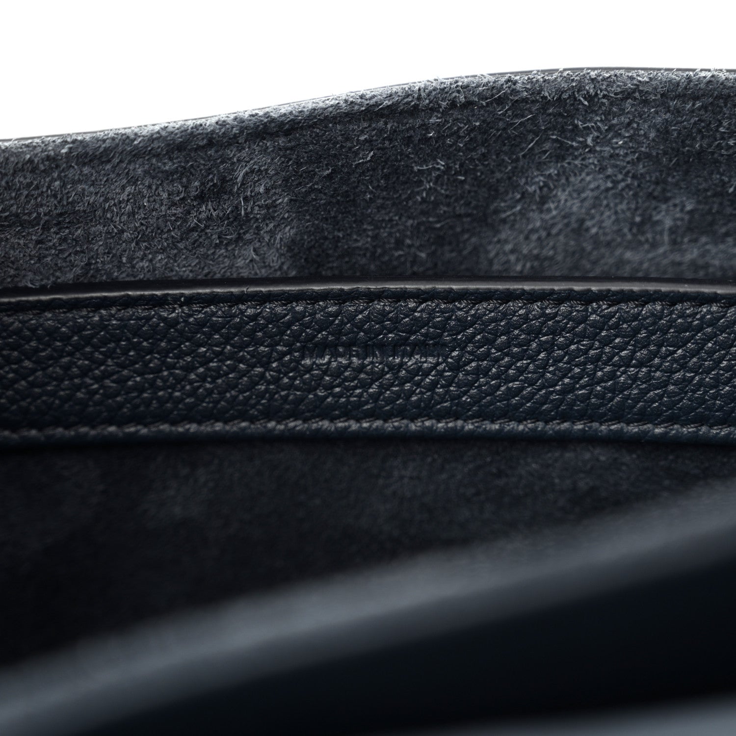 Celine Supple Grained Calfskin Medium Soft 16 Bag Navy Blue 7 of 13