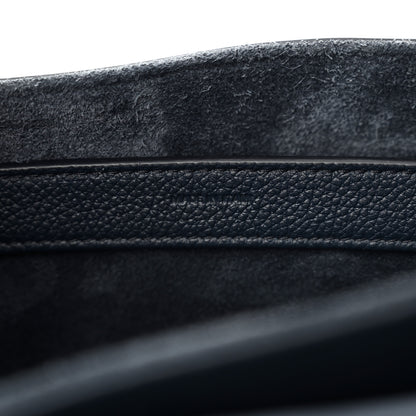 Celine Supple Grained Calfskin Medium Soft 16 Bag Navy Blue 7 of 13