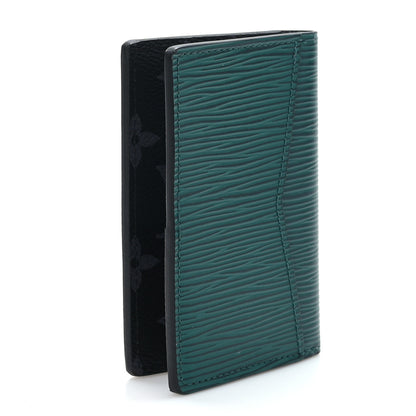 Louis Vuitton Epi Monogram Eclipse Pocket Organizer Deep Green 3 of 6
