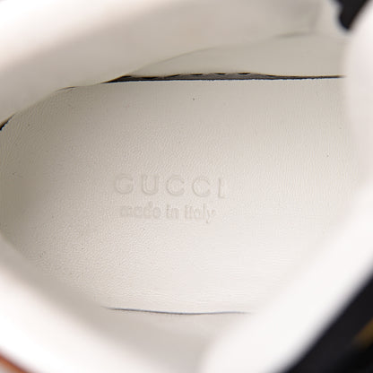 Gucci X DAPPER DAN Calfskin Suede GG Micro Monogram Womens High Top Sneakers 37 Black Cuir Ebony 7 of 12