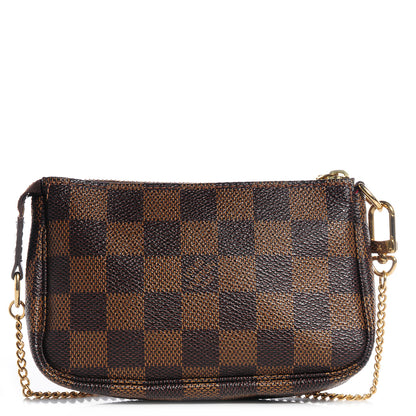 Louis Vuitton Damier Ebene Mini Pochette Accessories 1 of 7