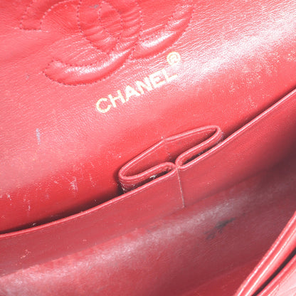 Chanel Lambskin Quilted Small Double Flap Red 8 of 9