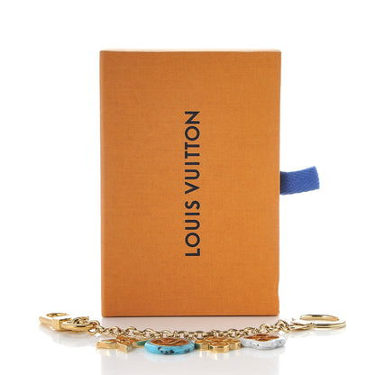 Louis Vuitton Colorline Bag Charm Chain Blue 6 of 6