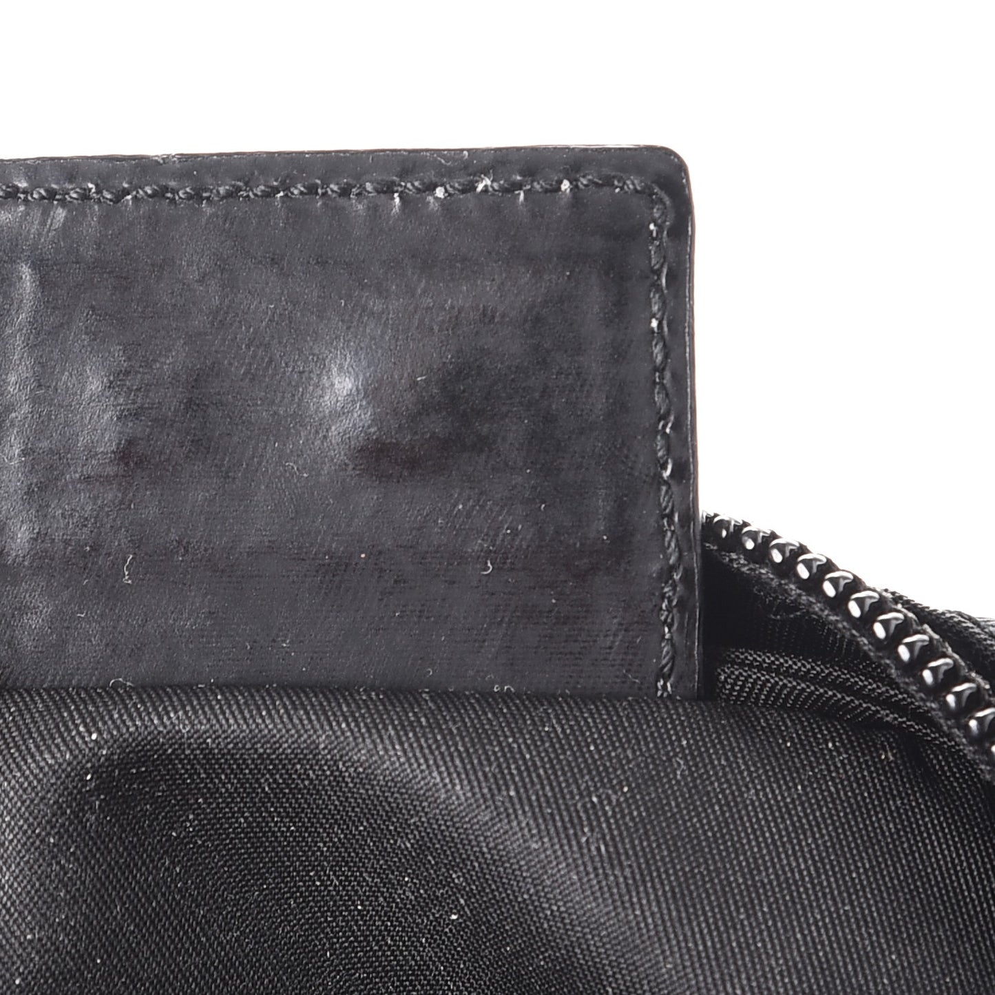 Nylon Vela Flat Messenger Bag Black