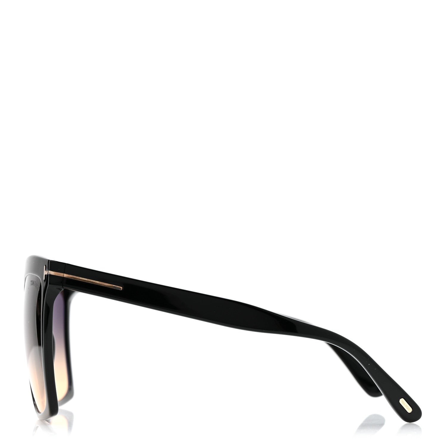 Tom Ford Acetate Sabrina-02 Square Sunglasses TF764 Black 4 of 9